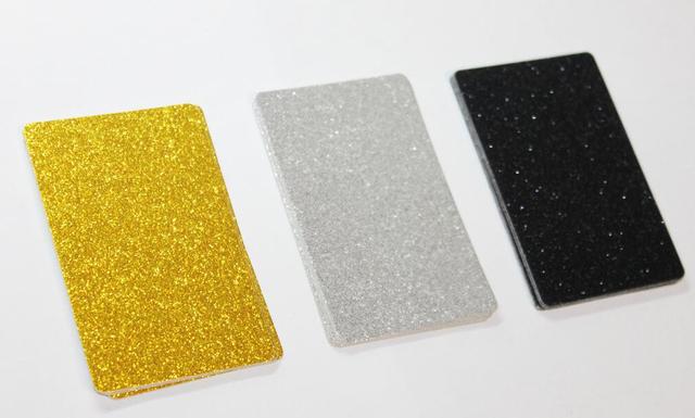 30 Pieces Blank Silver Glitter Cardstock Golden Shimmer Single Side Paper  Business Card Size 86*